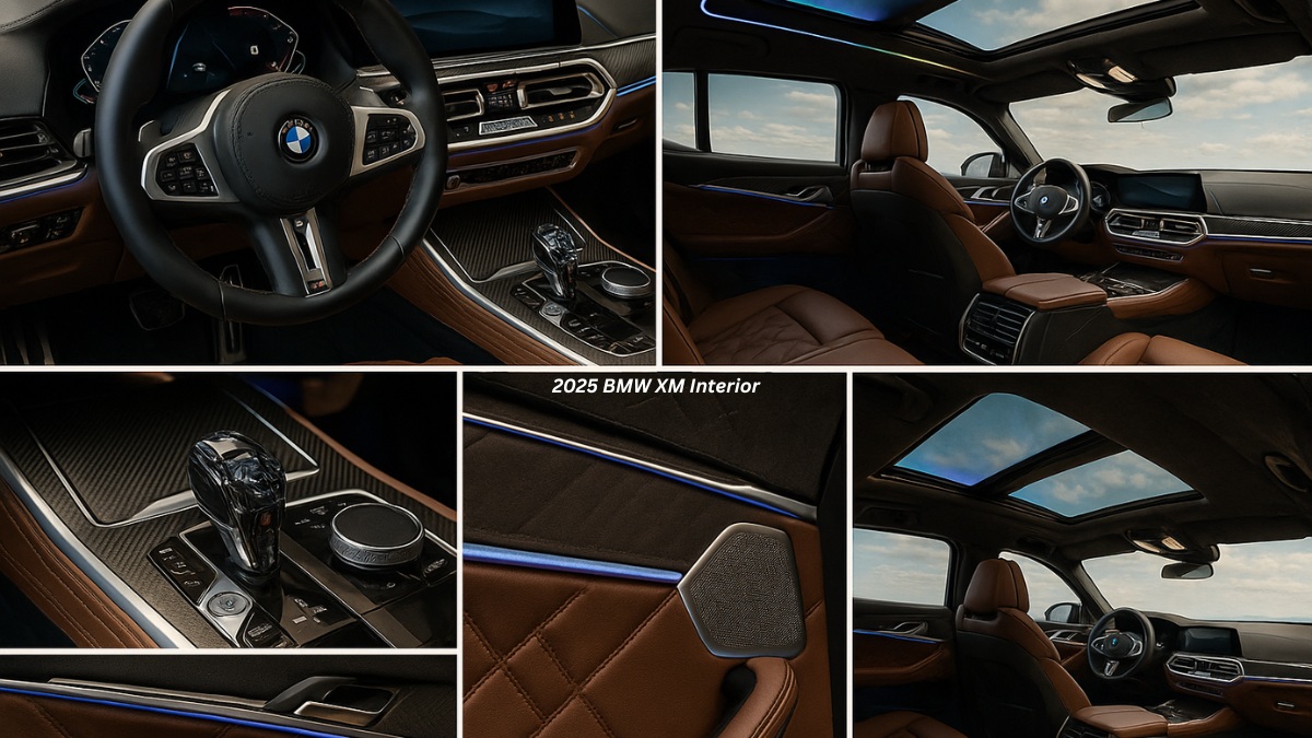2025 BMW XM interior, 2025 BMW XM interior photos, 2025 BMW XM interior images 