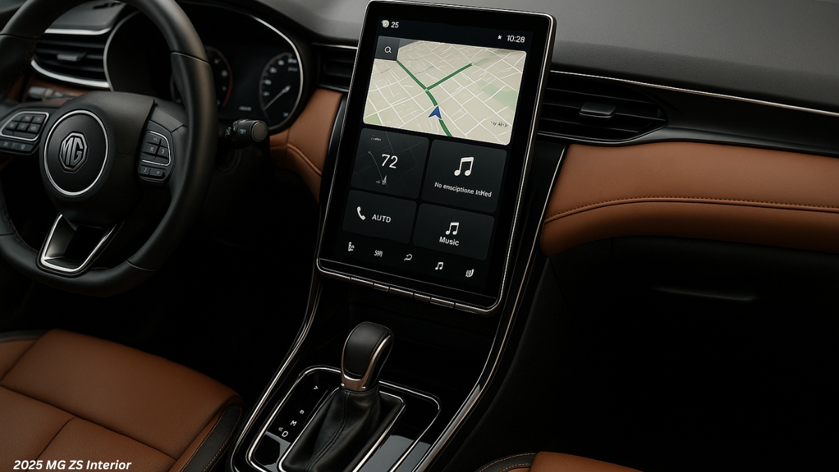2025 MG ZS interiors, 2025 MG ZS  interior photos, 2025 MG ZS  interior image