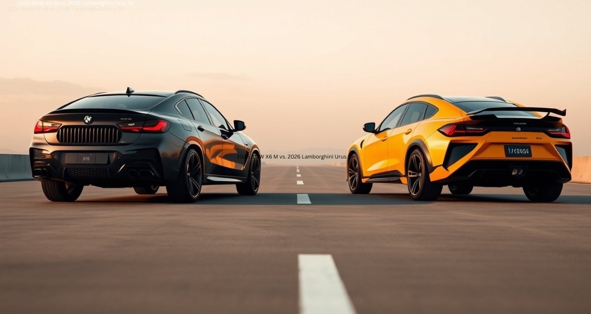 2026 BMW X6 M vs. 2026 Lamborghini Urus SE