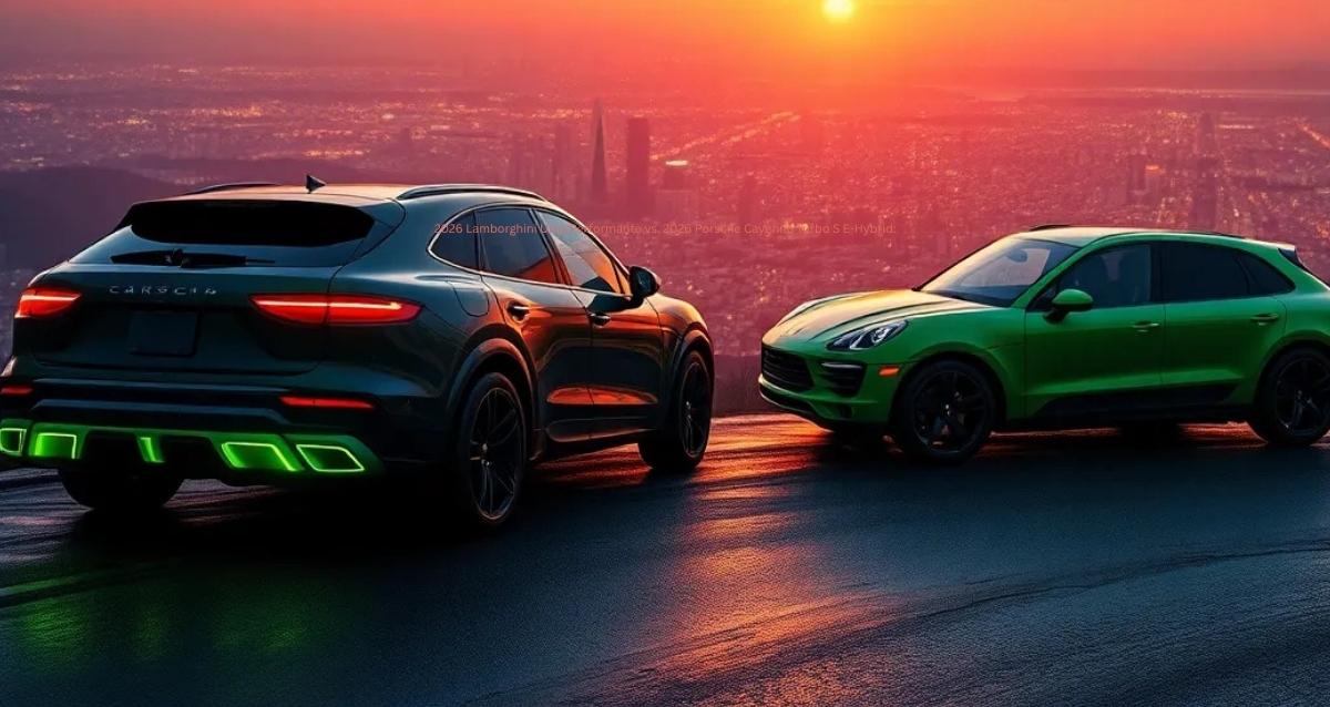 2026 Lamborghini Urus Performante vs. 2026 Porsche Cayenne Turbo S E-Hybrid: