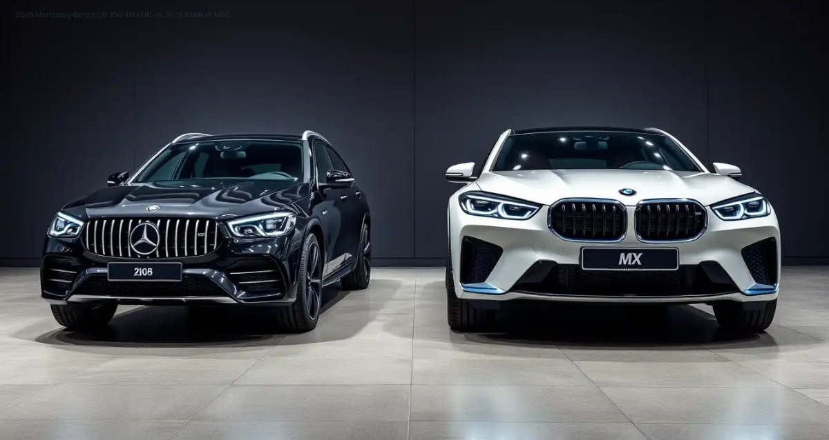 2026 Mercedes-Benz EQB 350 4MATIC vs. 2026 BMW iX M60